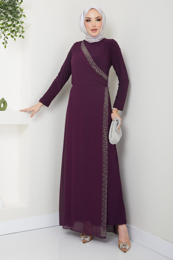 Purple Cotton Jumpsuit