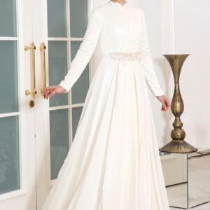 Elegant Light Beige Evening Dress