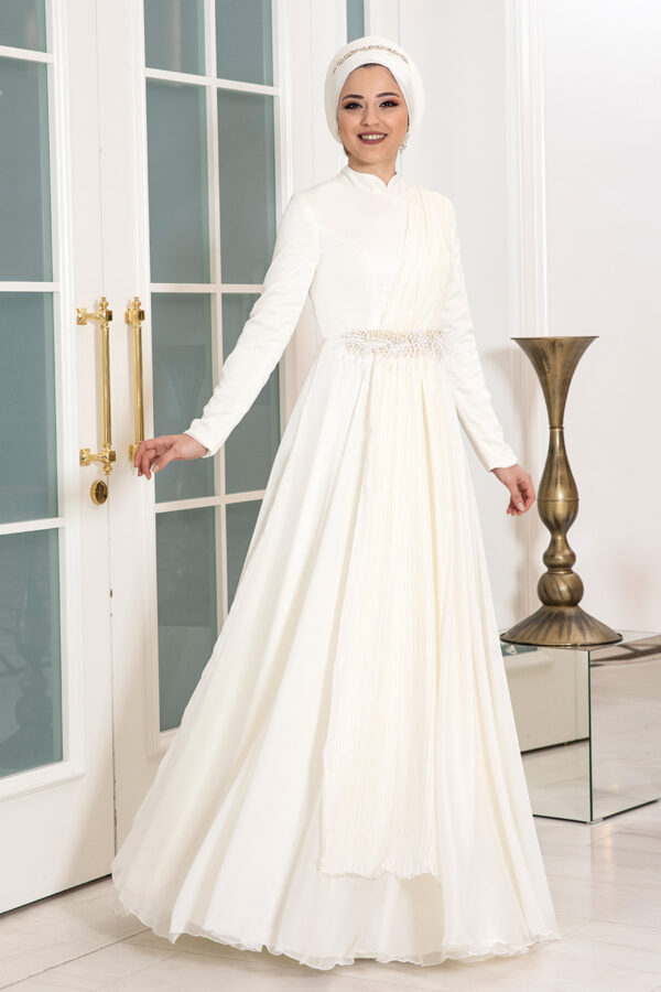 Elegant Light Beige Evening Dress