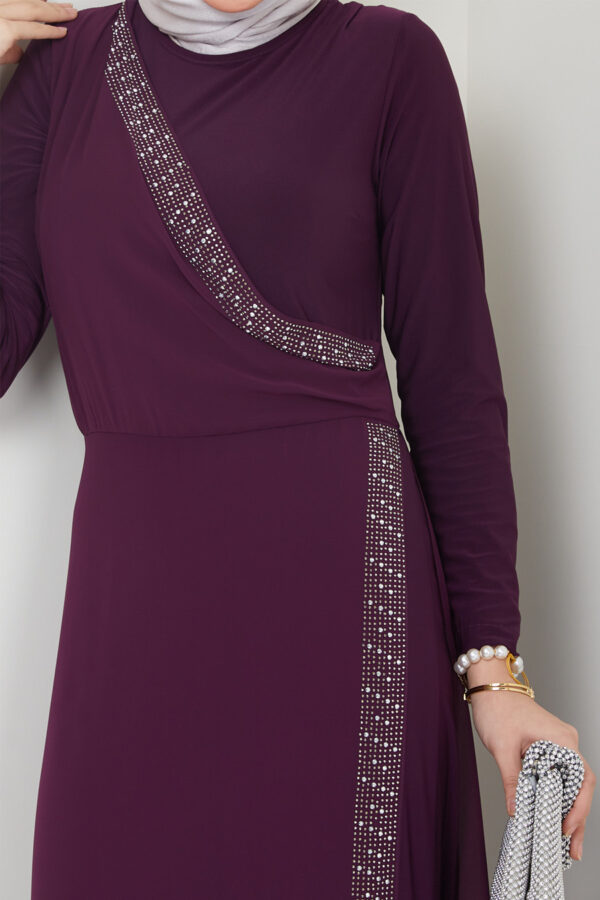 Purple Cotton Jumpsuit - Image 2