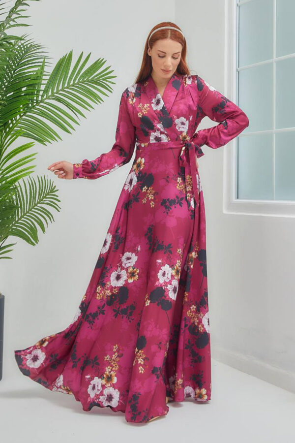 Fuschia Demure Dress